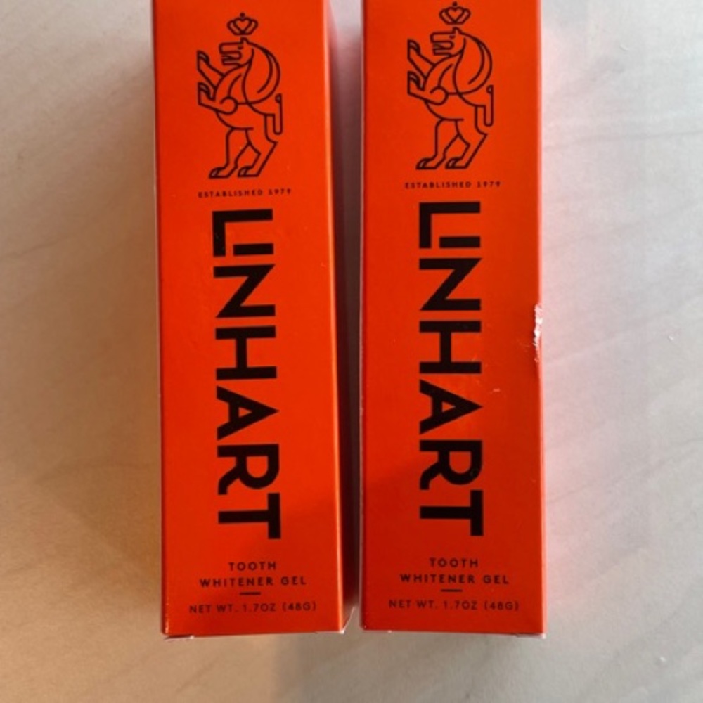 NEW LOT of 2  Linhart Tooth Whitener Gel 1.7oz (48g)